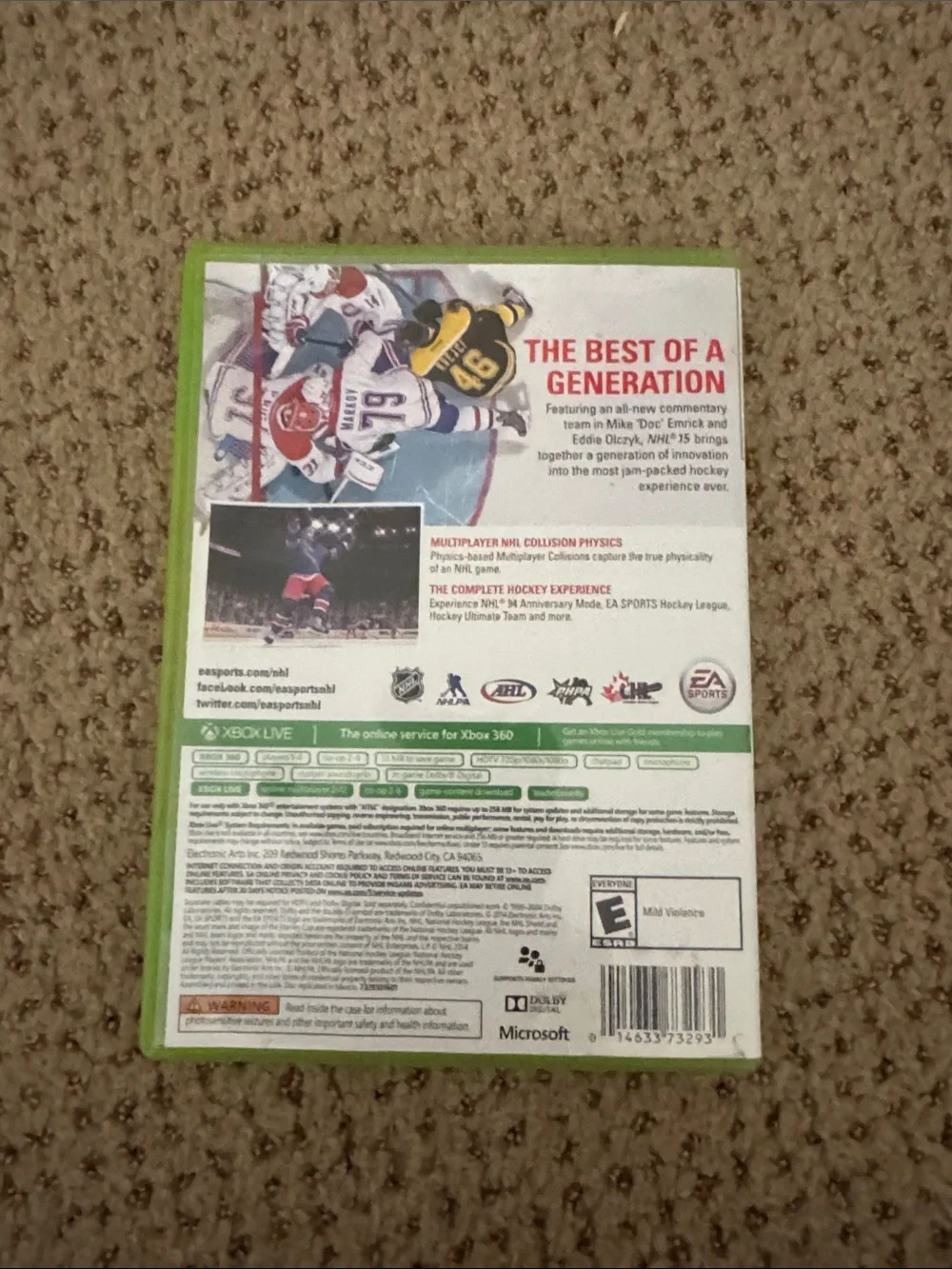 Microsoft Xbox 360 EA Sports Game Bundle (White, Green)